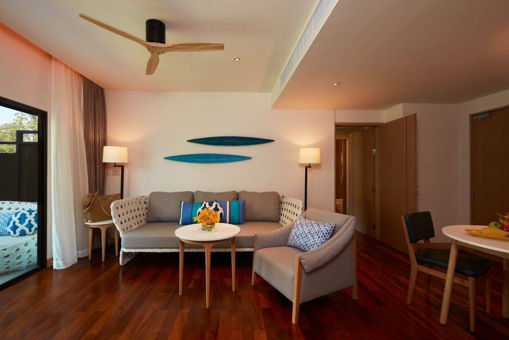 Amari Koh Samui - Two Bedroom Family Suite Beach Wing Living area