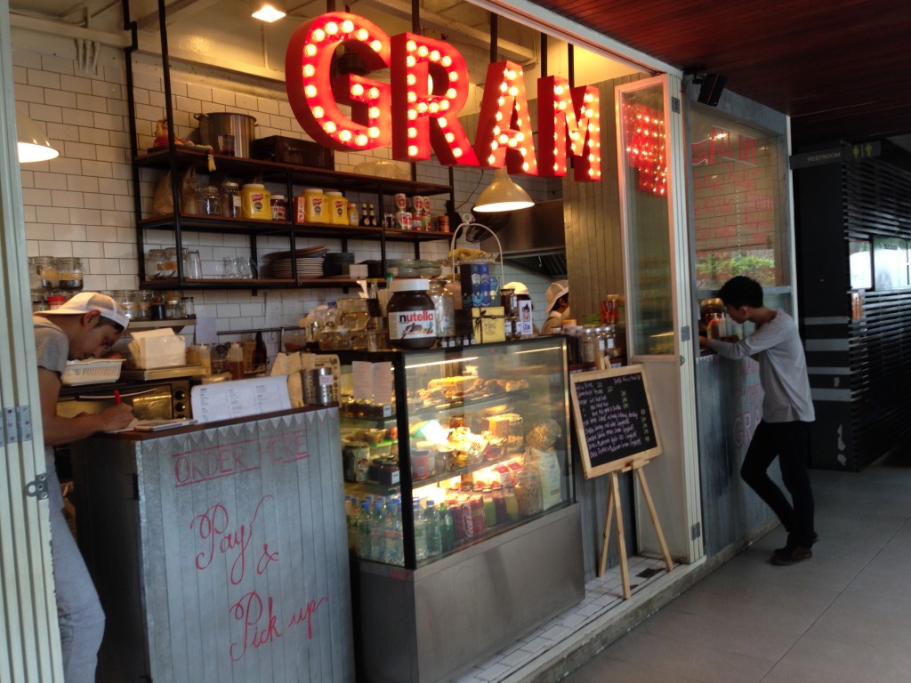 Breakfast in Bangkok - image of entrance to Gram Thong Lor