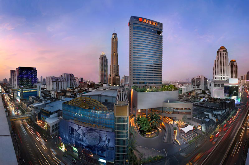 Amari Watergate Bangkok, located in the heart of Bangkok's shopping hot spot